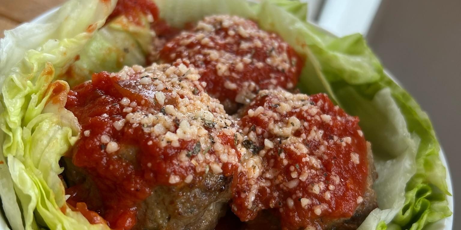 Meatball Keto Bowl Low Carb Diet
