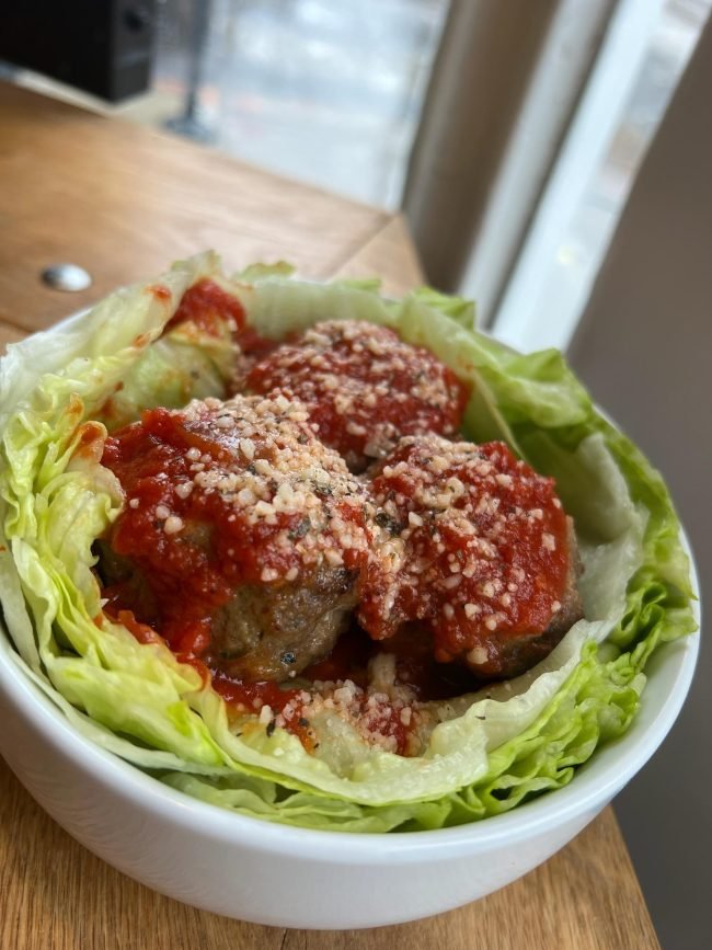 Meatball Keto Bowl Low Carb Diet