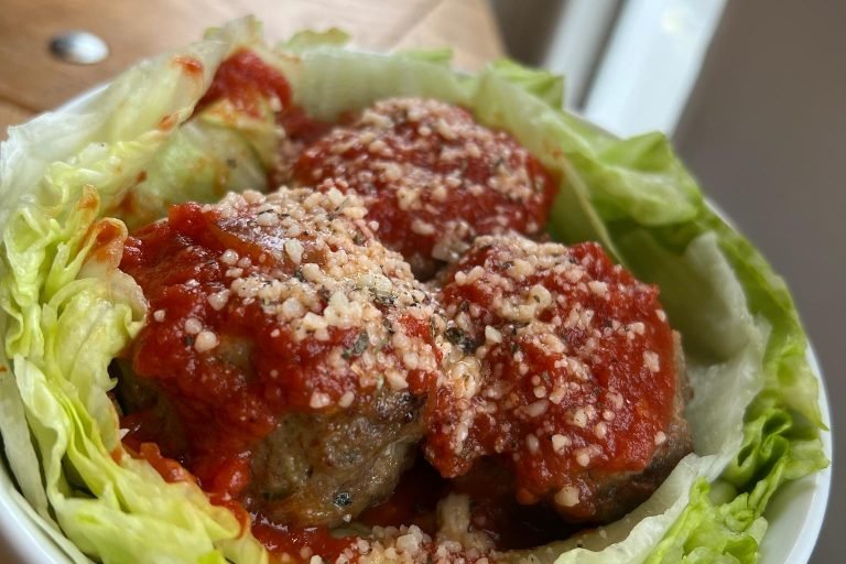 Meatball Keto Bowl Low Carb Diet