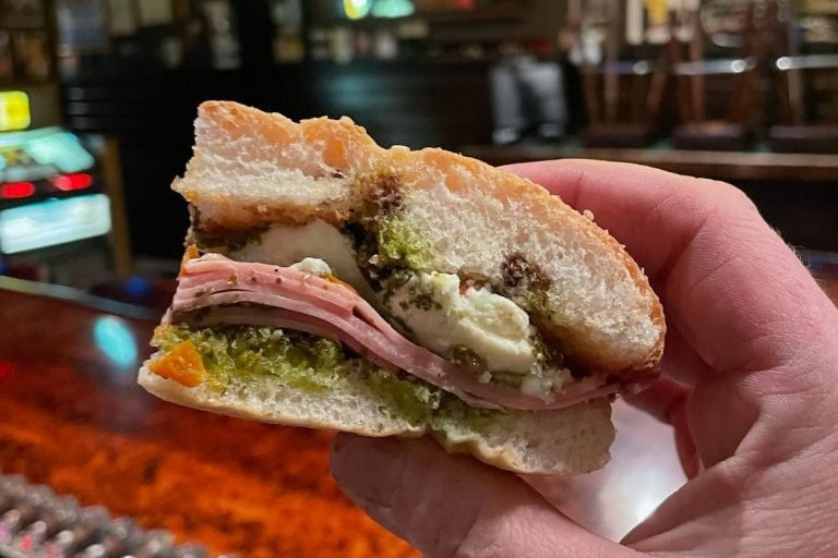 Mortadella Sandwich Piece Mortadella Sandwich